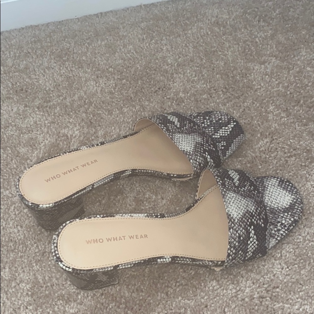 Snakeskin Heels